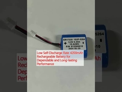 Güvenilir ve uzun süreli performans için düşük öz boşaltma hızı 4200mAh şarj edilebilir pil