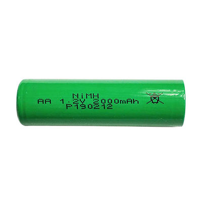 satın al 1.2v 2000mah Aa Nikel Şarj edilebilir Pil NiMH Lityum Pil Çevrimiçi üretim