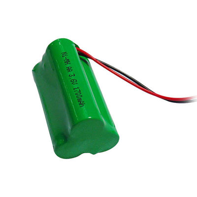satın al 3.6v 1700mah Nikel Şarj edilebilir Pil NiMH Şarj edilebilir AA Çevrimiçi üretim