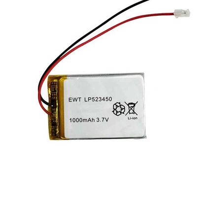 satın al Güçlü Lityum Polimer Pil 3.7v 1000mah 402035 Pil CE Çevrimiçi üretim