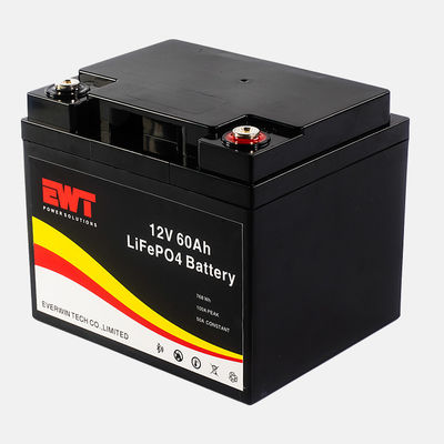 satın al Dış Güneş Sistemi Şarj edilebilir 12V Lityum LFP Pil 12.8V 60Ah BMS ile Lityum Demir Fosfat Pil online manufacture