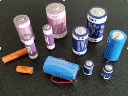 satın al ER17335 3.6V Silindrik Lityum Tionyl Klorür Pil LiSOCl2 Çevrimiçi üretim
