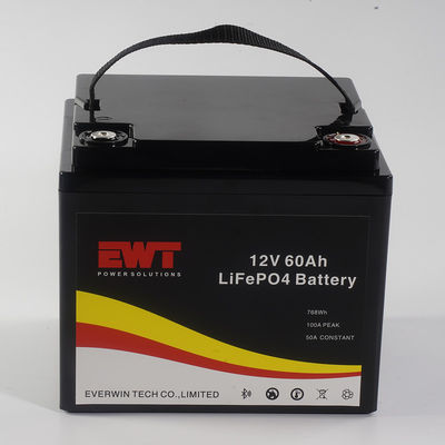 satın al OEM Şarj edilebilir Lityum iyon 12v 60ah 768Wh lifepo4 scooter için pil paketi E-bisiklet Golf arabası online manufacture