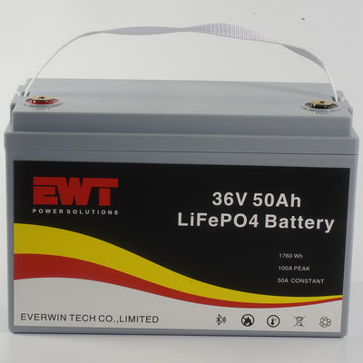 satın al 36V 50AH LiFePO4 Pil Paketi Enerji depolama sistemleri için mobil eğlence aracı güç kaynağı Çevrimiçi üretim