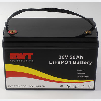 satın al Yüksek Güçlü Elektrikli Bisiklet Lityum Demir Fosfat 36V 50AH Pil Paketi online manufacture