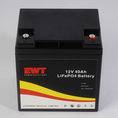 satın al Özel Çevre Büyük 12V 40AH Lifepo4 Bataryası Toz ve Su Koruması ile 14.6V Giriş Voltajı online manufacture