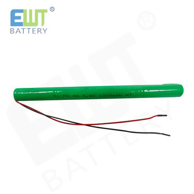 satın al Yüksek Enerji Yoğunluğu NIMH AA 4.8V 1300mAh NiMH Pil Hava Taşıma Seçeneği ile Şarj edilebilir online manufacture