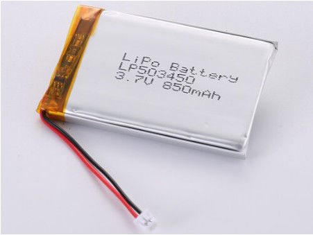 satın al LP503450 3.7V 850MAH Li-polymer Battery High Capacity for Power Users Oem Odm Supported CE Certificates Çevrimiçi üretim