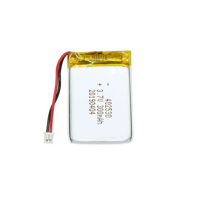 Özel Lityum Polimer Pil Paketi 3.7v 300mah LiPo Pil 402530