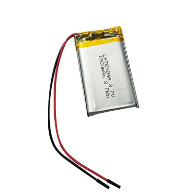 Güçlü Lityum Polimer Pil 3.7v 1000mah LiPo Pil 703048