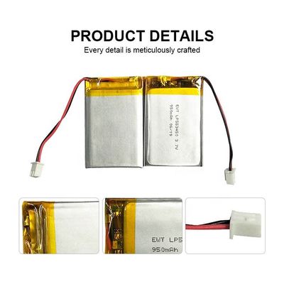 3.7v Lityum Polimer Pil 950mah 1000mAh LiPo Pil Hücresi 583450 603450