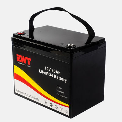 EV RV Otomobil Depolama Yeniden şarj edilebilir 12V Lityum iyon LFP LiFePO4 Pil 12.8V 95Ah Lityum Demir Fosfat Pil