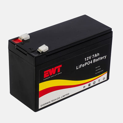 Ev Enerji Depolama 12V LiFePO4 Lityum Pil Değiştirme 12.8V 7Ah Lityum Demir Fosfat Pil Paketi