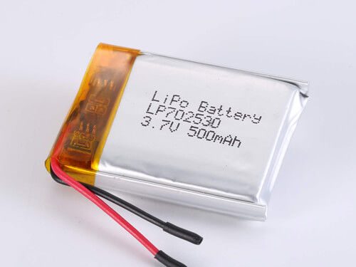 Yüksek kapasiteli MP4 lityum pil LP702530 3.7V 500MAH şarj edilebilir