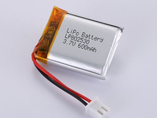 LP802530 Dijital Cihazlar için 3.7V 600MAH Prismatik Pil