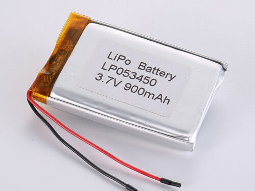 Lityum polimer pil 3.7V 900MAH lp053450, lp483547, lp503055, lp603442, lp753235