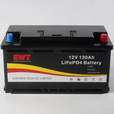 12V 120Ah kapasiteli Lifepo4 enerji depolama bataryası