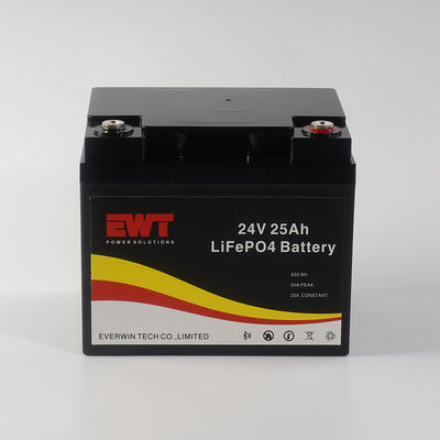 IFR26650 24V 25Ah 630Wh Lifepo4 Pil Paketi Elektrikli Motosiklet Güneş Depolama
