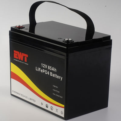 EWT Fabrika Yapımı Li-Fepo4 Pil Paketi 12.8V 85Ah Özel Yapımı OEM