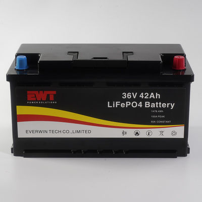 Katı Kaliteli Kavga LFP 36V 42AH Li-FePo4 Elektrikli Tekne Ekipmanı için Pil Paketi Tedarikçisi