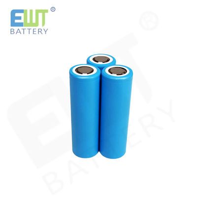 Mavi 18650 Lityum İyon Pil Paketi, İç Impedans ≤50mΩ ve PCM