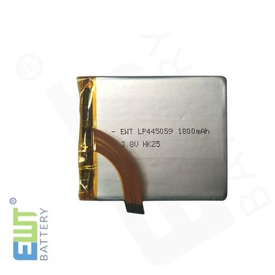 Aşırı boşaltma koruması Lipo Pil Paketi LP445059 1800mAh 3.8V Güvenlik ve uzun ömürlü