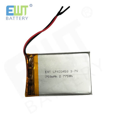 LP433450 3.7V 750mAh Li-Polimer Güç Hücresi