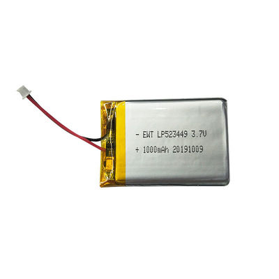 LP523449 PCM ile 3.7V 1000mAh Lityum Polimer Pil