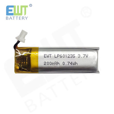 LP601235 için mükemmel 3.7V 200mAh