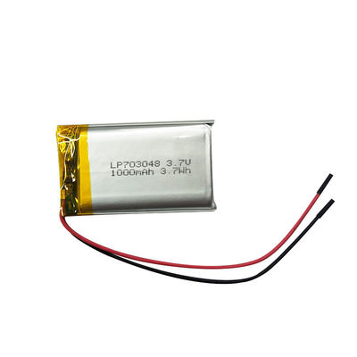 LP703048 3.7V 1000mAh Lityum polimer şarj edilebilir pil