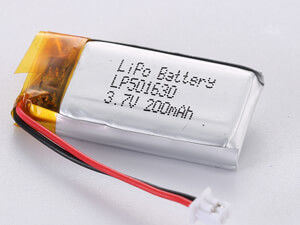 3.7V 200MAH 1S1P Lityum polimer pil paketi montaj modeli 12 aylık garanti ve toksik malzemeler ile NO PCM Küçük Boyut