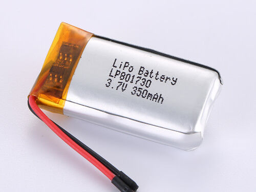 LP801730 3.7V 350MAH Herhangi Bir Uygulama İçin LiPo Pil Kalıcı ve Sıcaklığa Dirençli