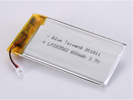 Endüstriyel uygulamalar için PCB koruması ile uzun ömürlü 3.7V 600MAH Lityum polimer şarj edilebilir batarya