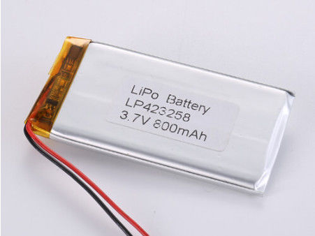 LP423258 3.7V 800MAH Kimyasal Kompozisyon Endüstriyel için Lityum Polimer Pil