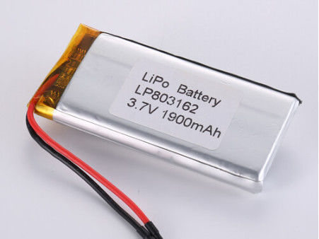 LP803162 3.7V 1900mah li-ion batarya üreticileri Yüksek Kapasiteli LiPo Paketi Soft Paketi İçerilen
