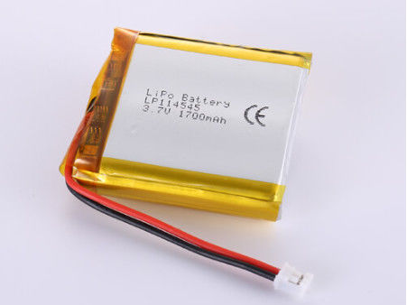 Sharp Square LiPo Pil Paketi Uzun Süren Performans LP114545 3.7V 1700MAH için Yüksek Kapasite ve Yumuşak Paket Tasarımı