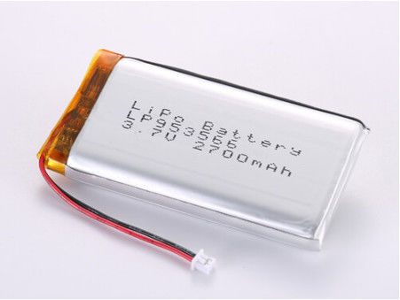 LP953566 3.7V 2700MAH Lityum polimer şarj edilebilir batarya Prismatik,Pouch,buton şekli A sınıfı
