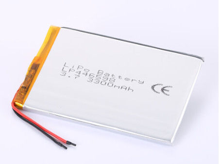 LP446598 3300MAH Lityum polimer pil üreticileri 3.7V açık voltaj ve PCB koruması ile