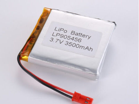 LP905456 3.7V 3500MAH Li-ion Pil Güvenlik Özellikleri ile Yüksek Kapasiteli LiPo Paketi Kısa devre Koruması