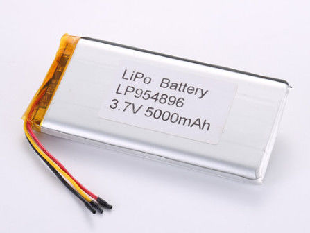 Yüksek Kapasiteli LiPo Paketi 3.7V 5000MAH Li Ion Pil Üreticileri Standartlar için Diğer Anod Malzemesi 2-3 Saat Şarj Süresi