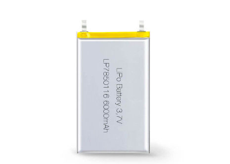 Desteklenen OEM ODM Diğer Anod Malzemesi LP7850116 6000mAh ile Lityum Polimer Pil 3.7V Li Ion Pil Üreticileri