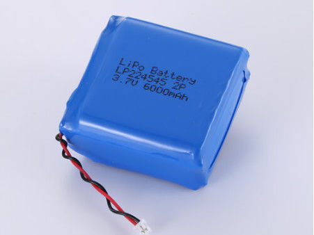 LP224545 3.7V 6000MAH Li Ion Pil Üreticileri Yüksek Kapasiteli LiPo Paketi 500 Dönemli Dönem Süresi -20°C'den 60°C'ye kadar