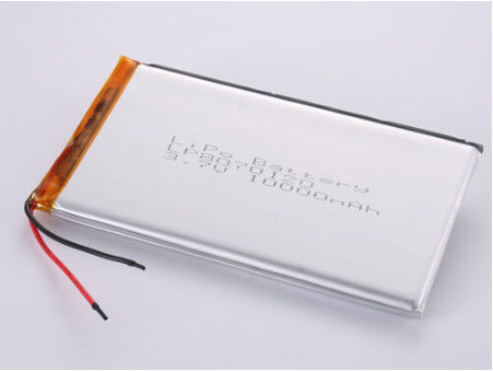 Uzun ömürlü 3.7V Li-polimer pil 500 döngü döngü ömrü ve 10000 MAH kapasite gereksinimleri