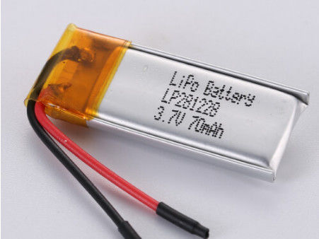 3.7V 70MAH Li Ion Pil Üreticileri Şarj edilebilir Cihazlar için Mükemmel Güç Çözümü