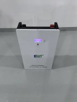 Güvenilir EWT LiFePO4 51.2V 100Ah 5.12kWh Solar Home ve Off-Grid Sistemleri için Pil