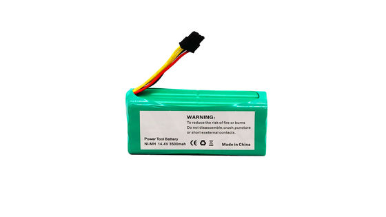 14.4V 3500mAh NiMH Bataryası 1 Yıllık Uzun Sürekli Yaşam Süresi ve Geniş Sıcaklık aralığı