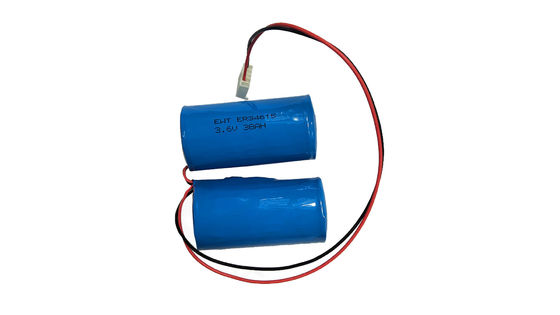 ER34615 3.6v 38ah Endüstriyel Ekipmanlar İçin Uzun Ömürlü Lityum Tiyonil Klorür Pil