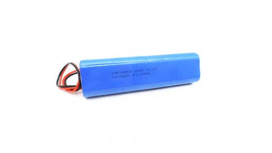 INR18650 21.6v 2400mah Özelleştirilebilir Kablo Bağlantısı ABS Kutusu ve Silindirsel Hücrelerle Lityum İyon Pil Paketi